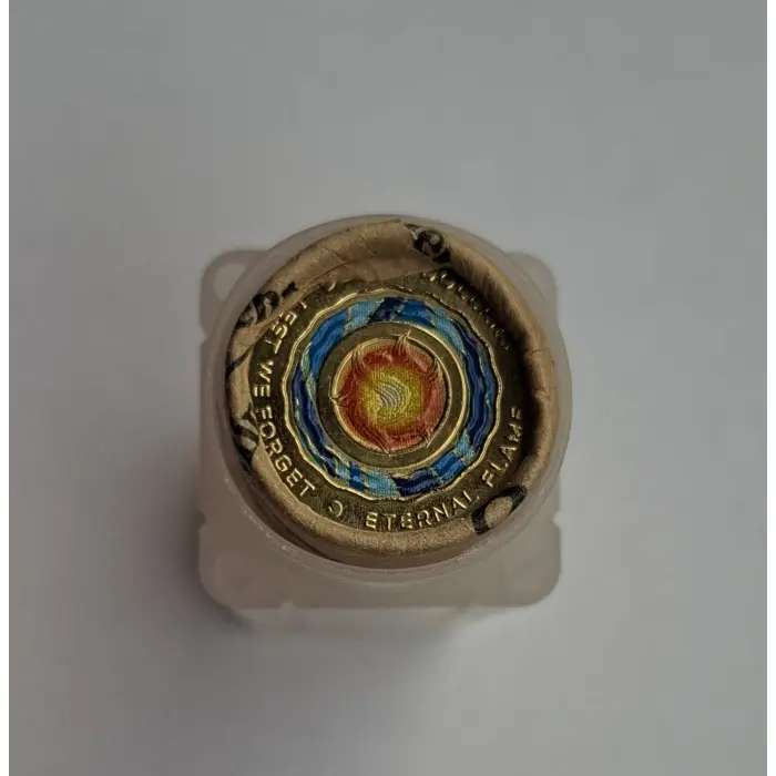 2018 $2 Lest We Forget- Eternal Flame T/T Coloured Mint Roll (25 Coins)