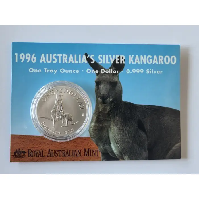 1996 Silver Kangaroo 0.999 1 ounce silver