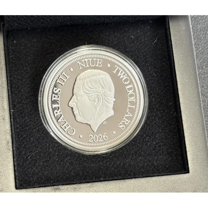 🐝💛2026 $2 Leafcutter Bee Hologram 1oz Silver Proof Coin