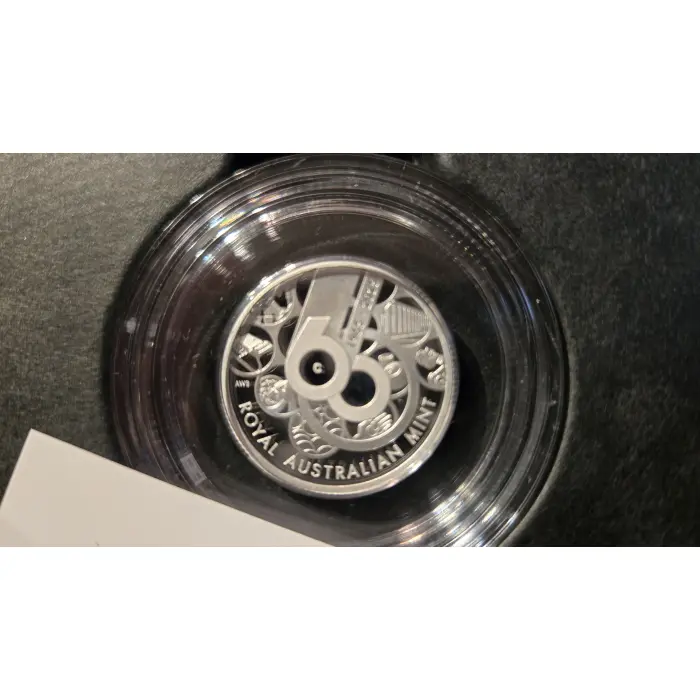 2025 6oth anniv Ramint C mint fine silver $1 proof coin