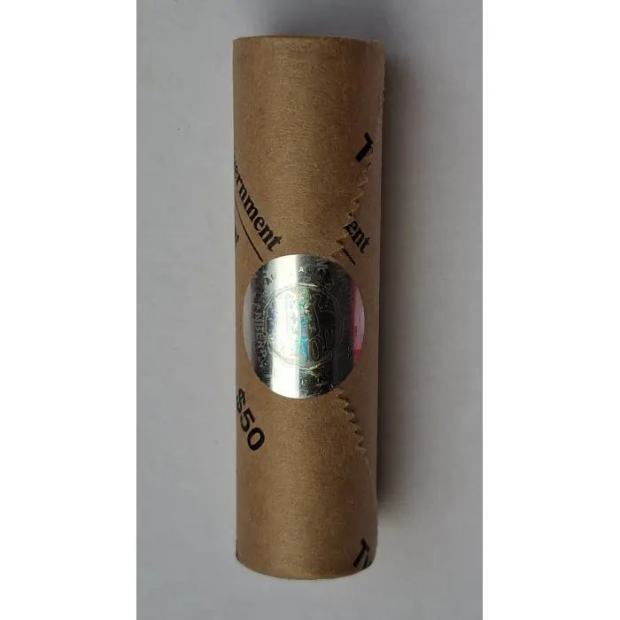 2021 $2 Aboriginal Flag Premium H/T Coloured Mint Roll (25 Coins)
