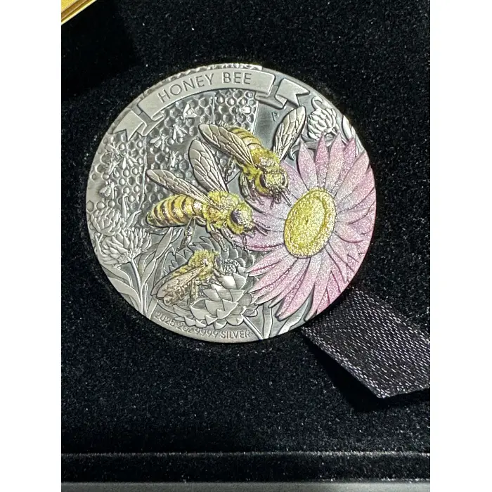 2025 2oz Antiqued Silver Coloured Coin