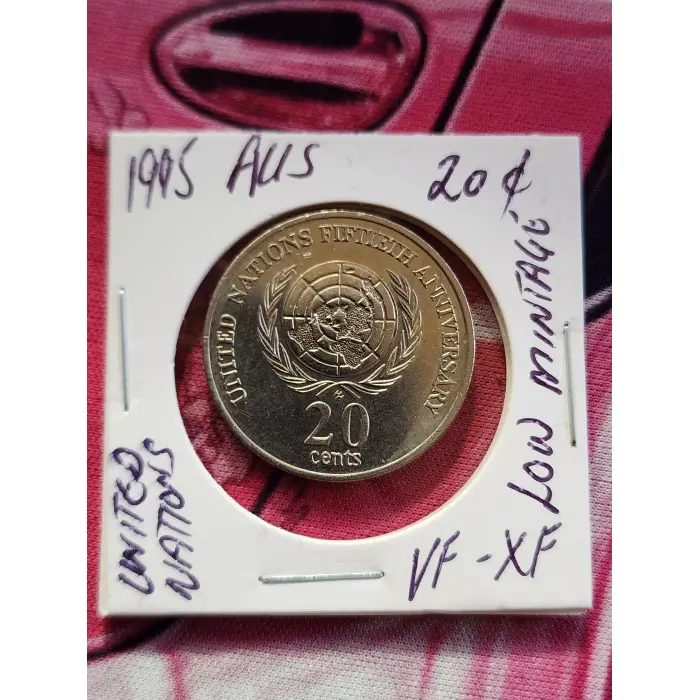 20c 1995 50th Anniversary of United Nations 20c 