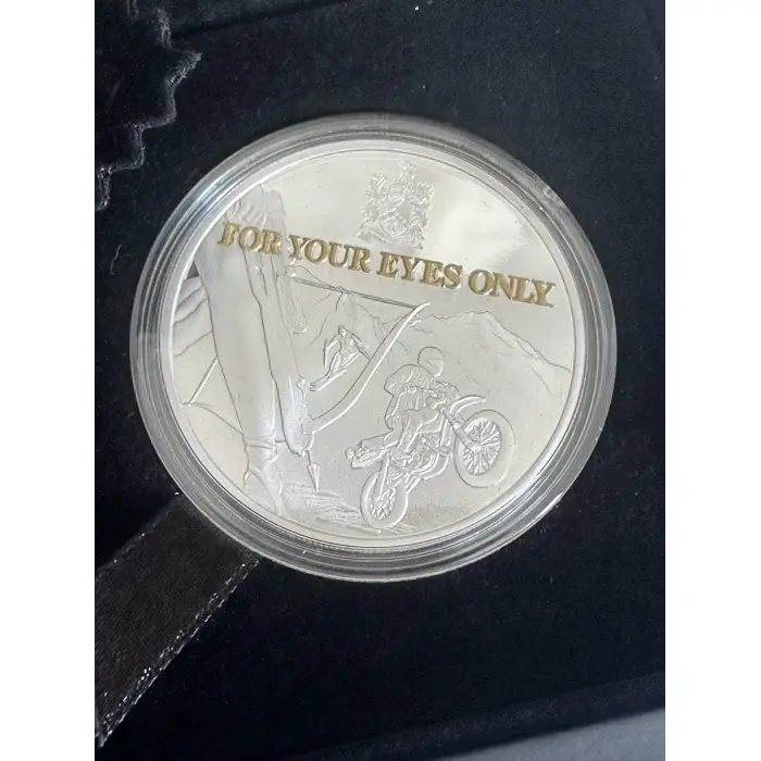 2021 James Bond 007 "For Your Eyes Only" 40th Anniversary 1oz Silver