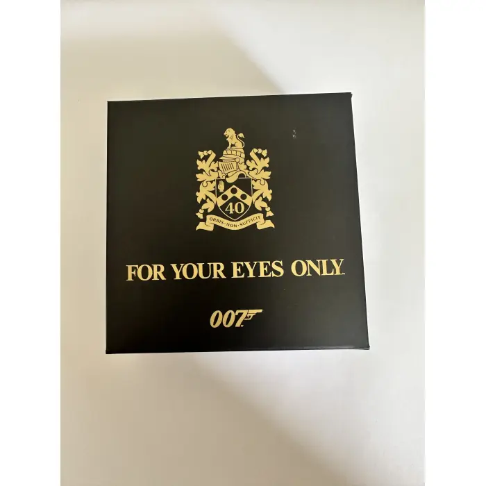 2021 James Bond 007 "For Your Eyes Only" 40th Anniversary 1oz Silver
