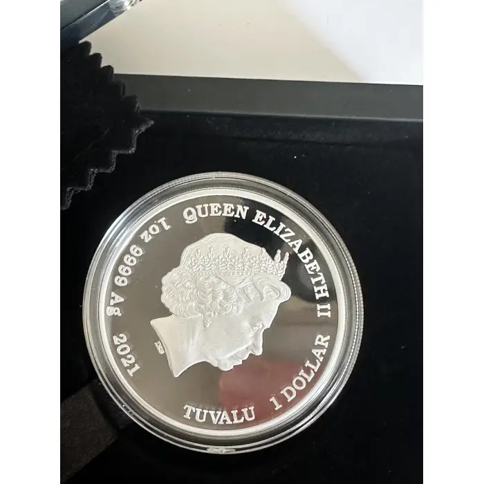 2021 James Bond 007 "For Your Eyes Only" 40th Anniversary 1oz Silver