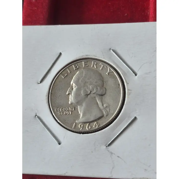 1964 D QUARTER USA 🇺🇸 (SILVER 90%)