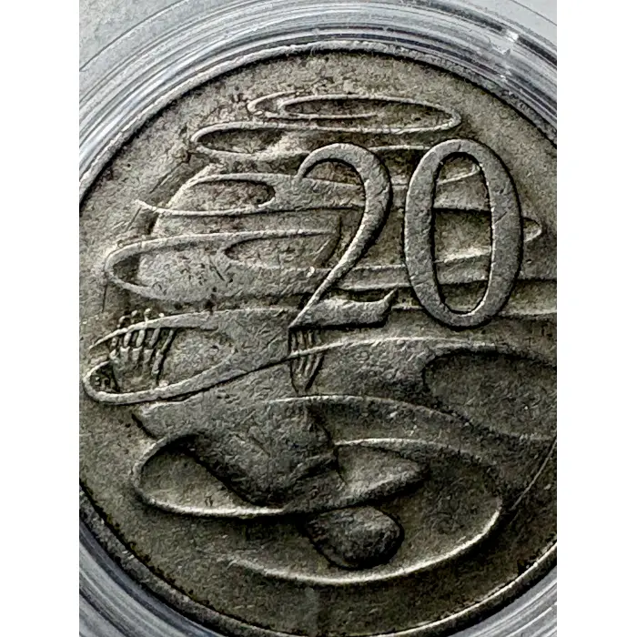 1966 20 cent “Wavy Baseline “ error coin 