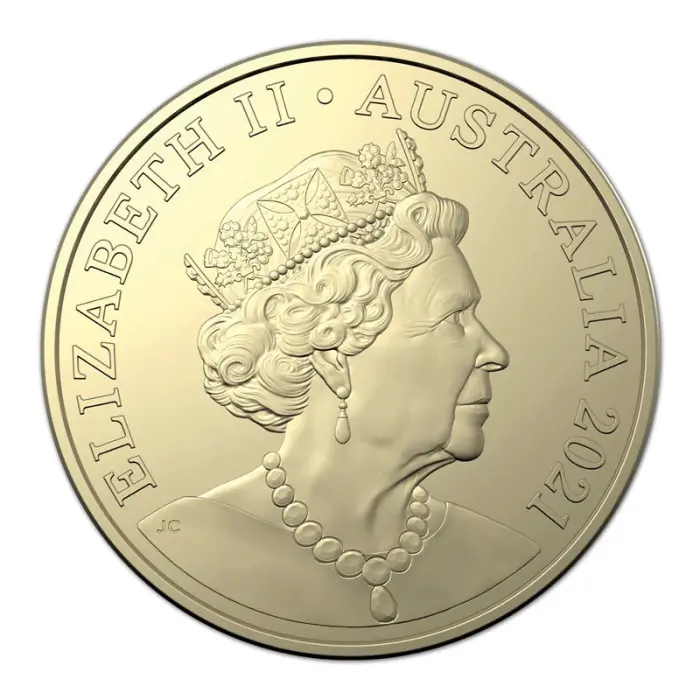 $1 2021 RSPCA 150th Anniversary UNC - Dolphin collectable coin