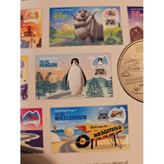 2025 Aussie BIG things 2 collector set of 10 pnc's. 