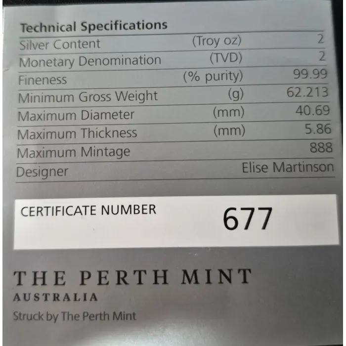 2022 White Tiger 2oz