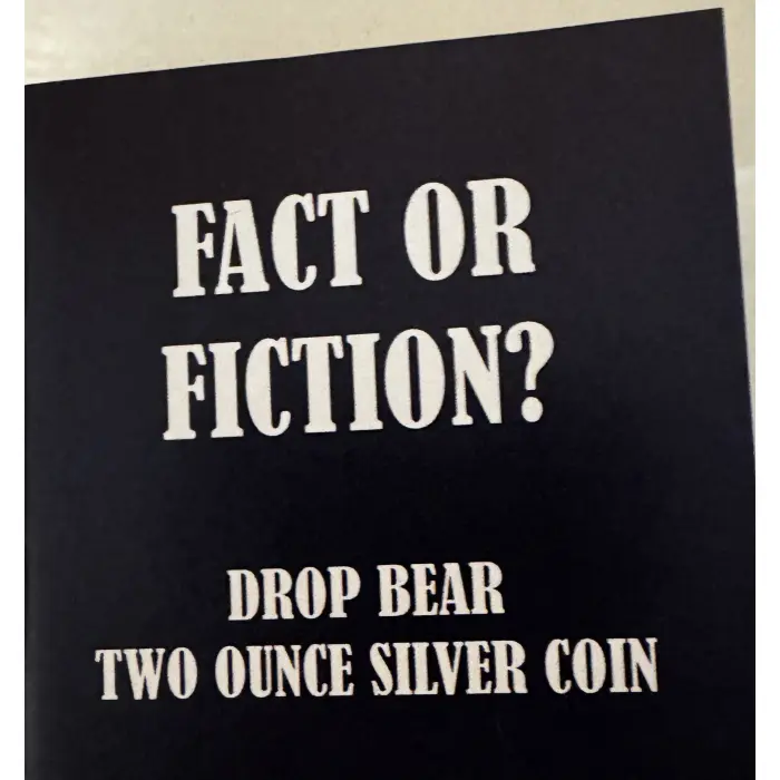 2024 $5 Drop Bear 2oz coin Graded PR70DCAM fact or fiction -only 3 in this grade
