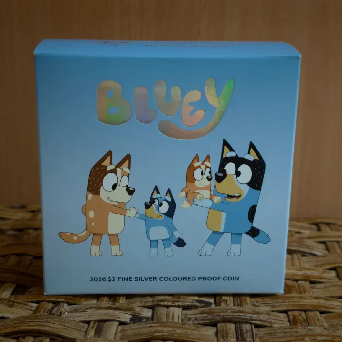 $2 2026 Bluey Silver Coin Proof