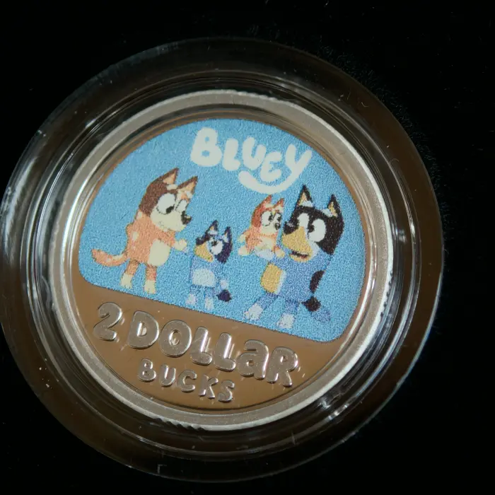 $2 2026 Bluey Silver Coin Proof
