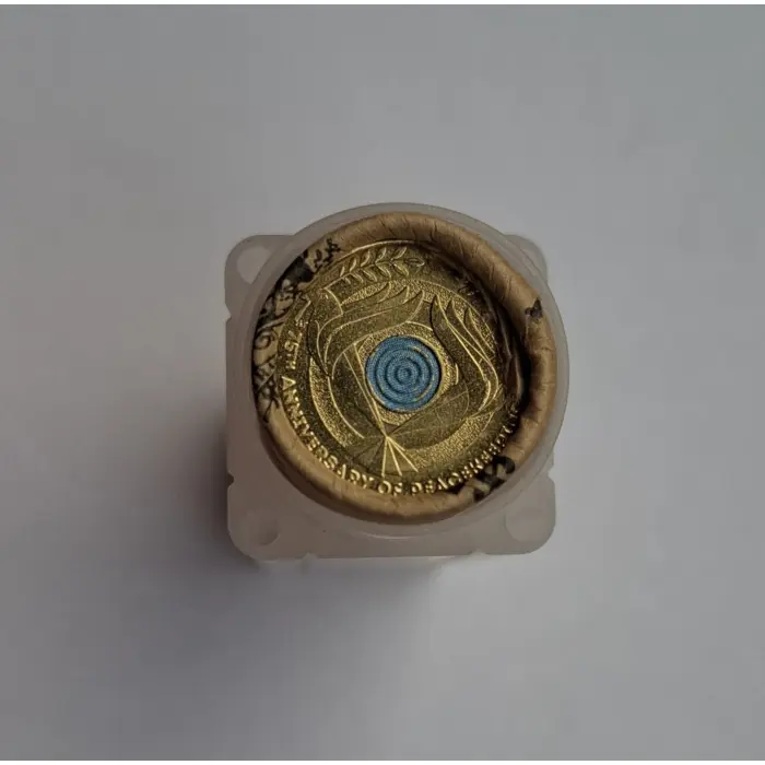 2022 $2 75th Anniversary Of Peacekeeping Premium H/T Coloured Mint Roll 25 Coins