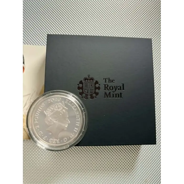 Elton John 2020 UK  Coloured 1oz Silver Proof