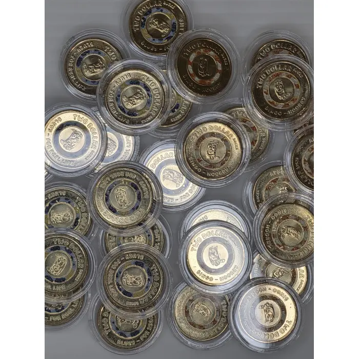 2026 UNC $2 Bluey & Bingo Coloured Till Coin Pair Set  (2 x $2 coins)