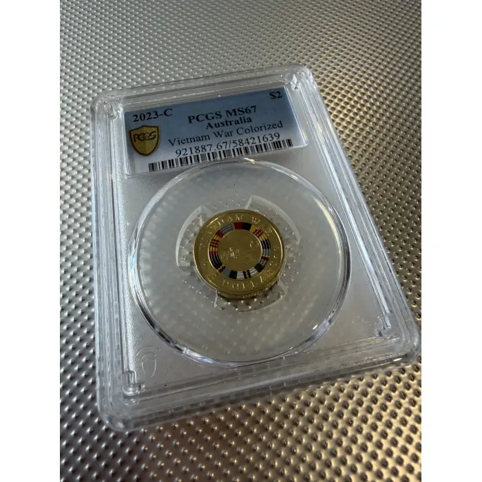 2023 $2 Vietnam War  Mintmark C PCGS MS67