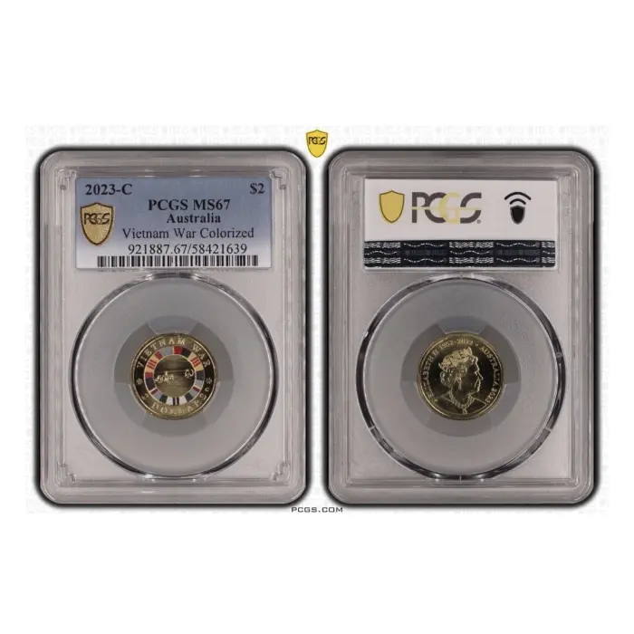 2023 $2 Vietnam War  Mintmark C PCGS MS67
