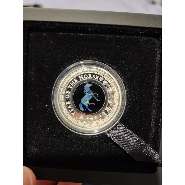 2026 Australia Opal Lunar Series Year of the Horse  1oz Silver Proof Coin