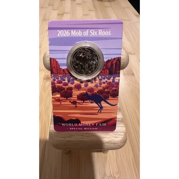 2026 $1 Berlin WMF Mob of 'Roos Brandenberg Gate Privy Mark Coin