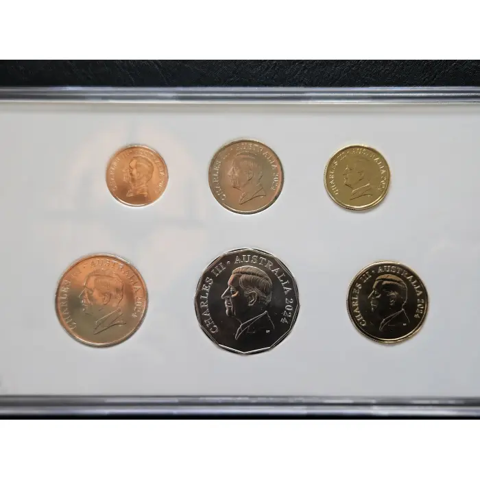 KING CHARLES UNCIRCULATED COIN SET