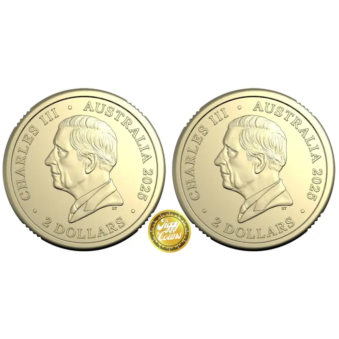 UNC 2025 $2 Torres Strait Islander & 2021 Aboriginal Flag two dollar coin set