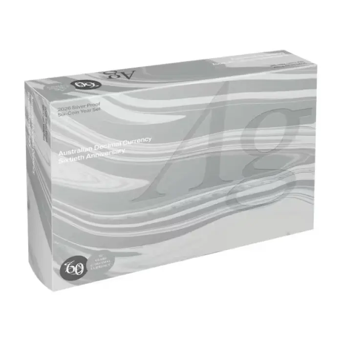 🔥 2026 Six-Coin SILVER PROOF Year Set 60th Anniversary Decimal RAM 🔥