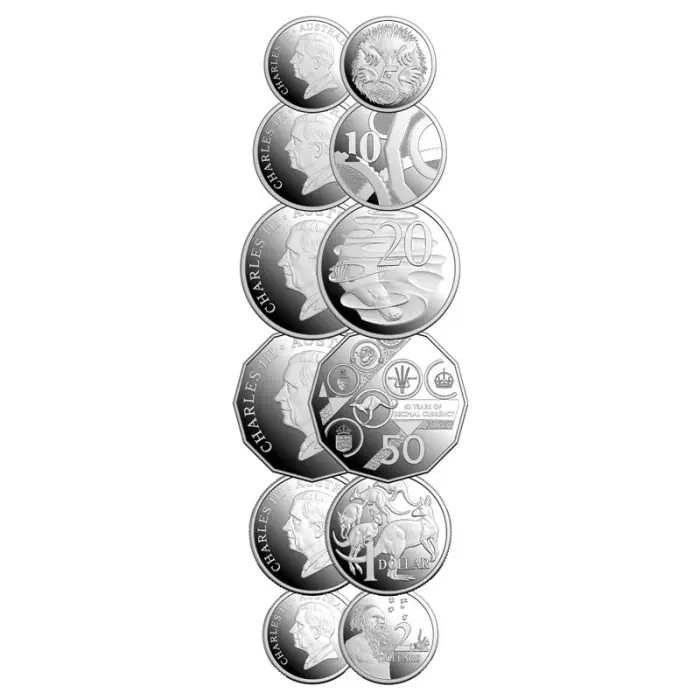 🔥 2026 Six-Coin SILVER PROOF Year Set 60th Anniversary Decimal RAM 🔥