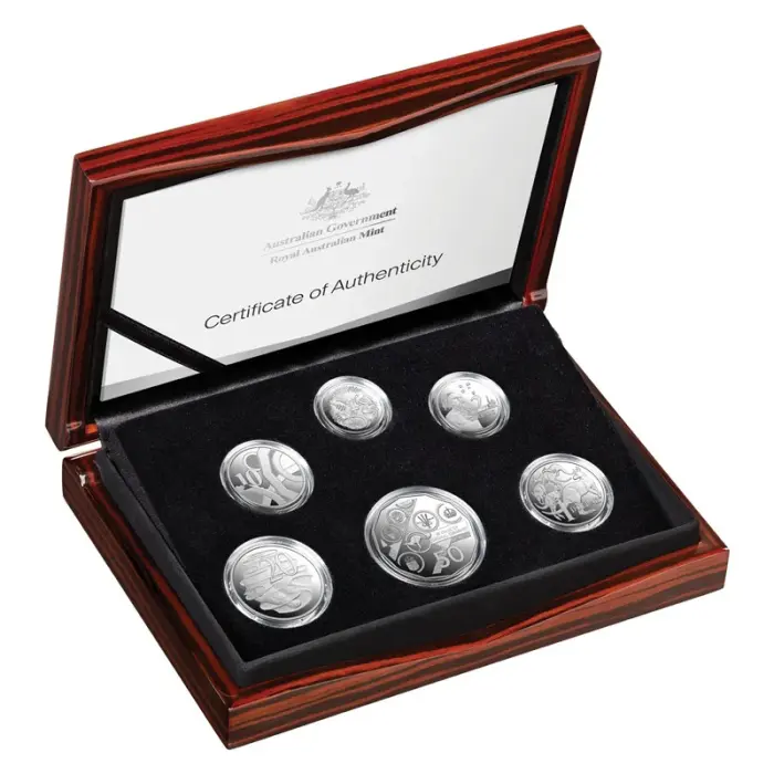 🔥 2026 Six-Coin SILVER PROOF Year Set 60th Anniversary Decimal RAM 🔥