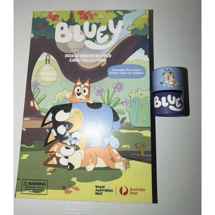 2026 Bluey SEALED tube + Folder 