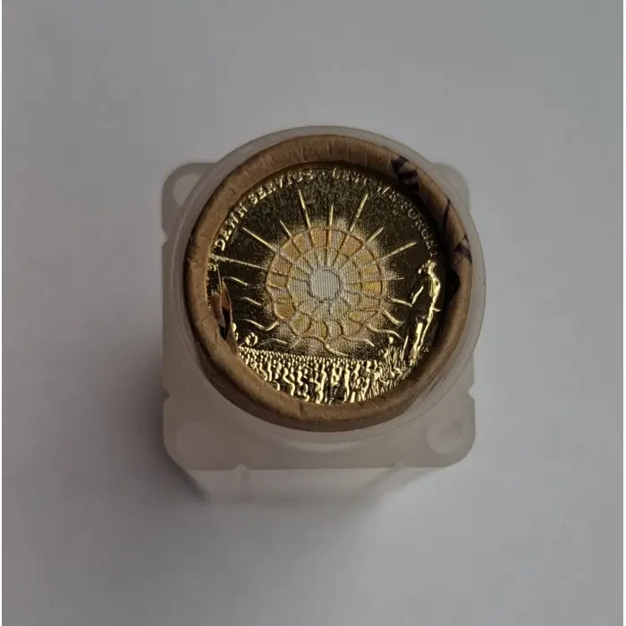 2026 $2 Lest We Forget- Dawn Service Premium H/T Coloured Mint Roll (25 Coins)