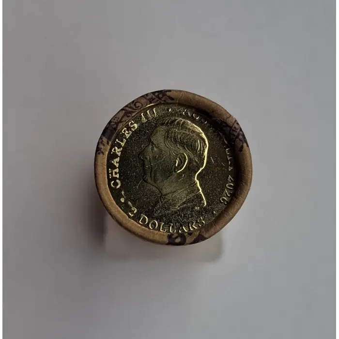 2026 $2 Lest We Forget- Dawn Service Premium H/T Coloured Mint Roll (25 Coins)
