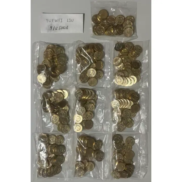2026 $2 Coloured Coins Bluey & Bingo Till Coins in sealed bags