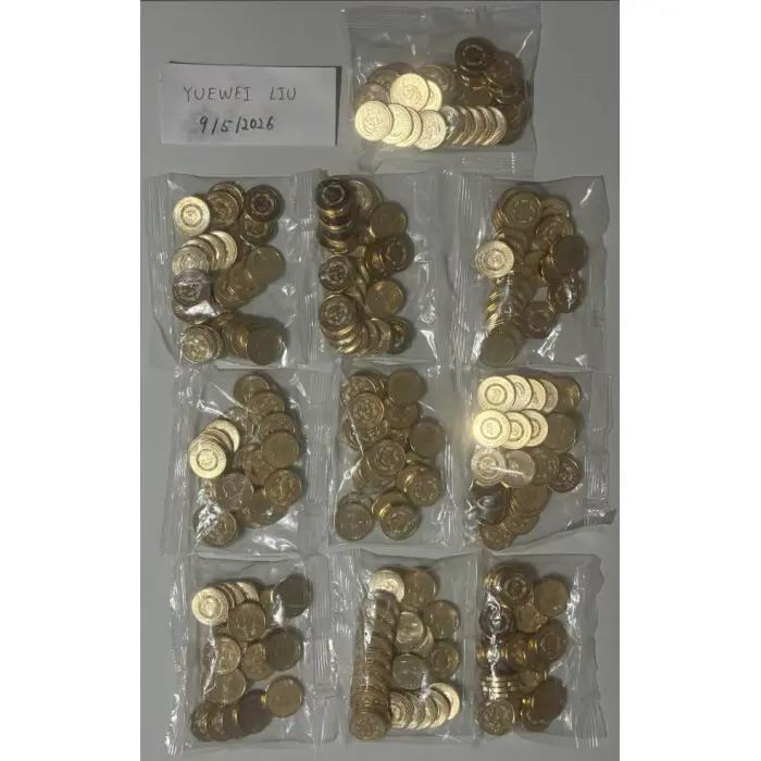 2026 $2 Coloured Coins Bluey & Bingo Till Coins in sealed bags