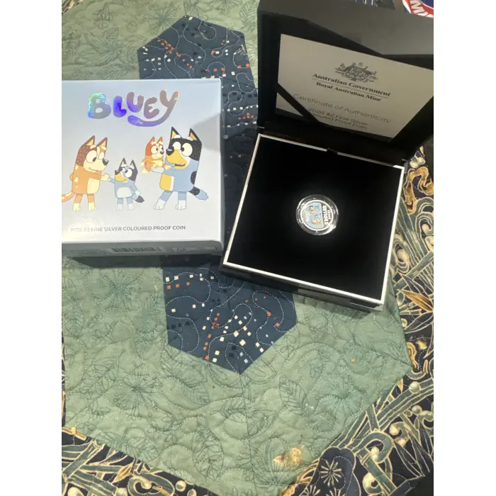 Bluey Silver Proof coin