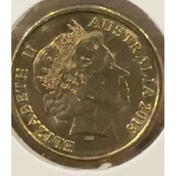 2018 Australian CIRC  $2 coin commemorating the Gold Coast Commonwealth Games.