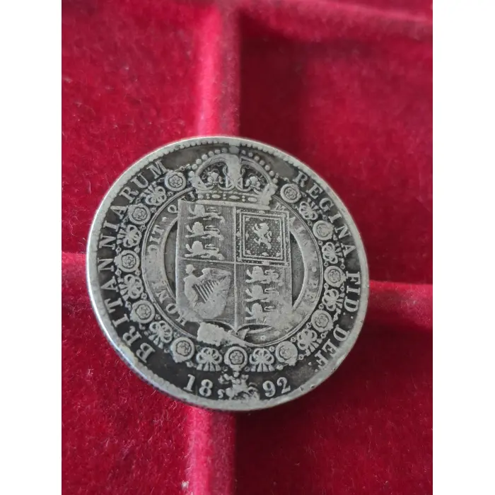1892 HALF CROWN GREAT BRITAIN 🇬🇧 (SILVER)