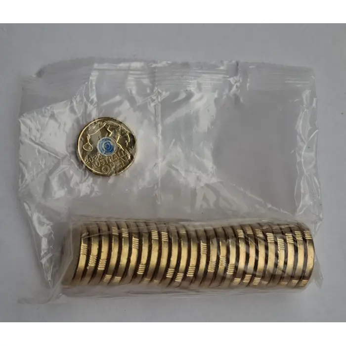 2025 $2 Australian Open Women's Tennis- Coloured Security Coin Bag (25 Coins)