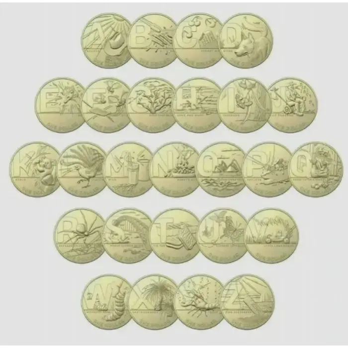 The Great Aussie Coin Hunt 2 2021 Complete Set of Coins in Folder