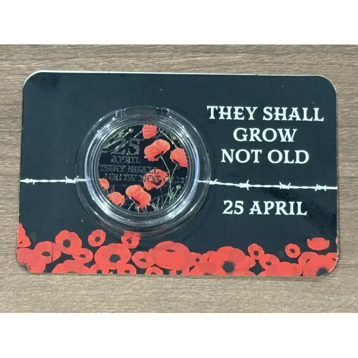 GALLIPOLI REMEMBRANCE - 'THEY SHALL GROW NOT OLD' 2026 LIMITED EDITION COIN