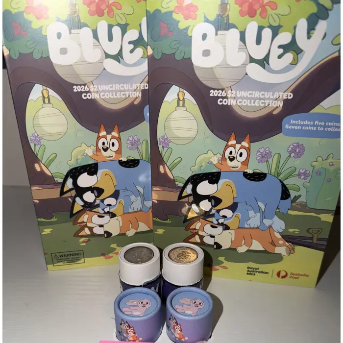 2026 Bluey OPENED Tube & Folder 