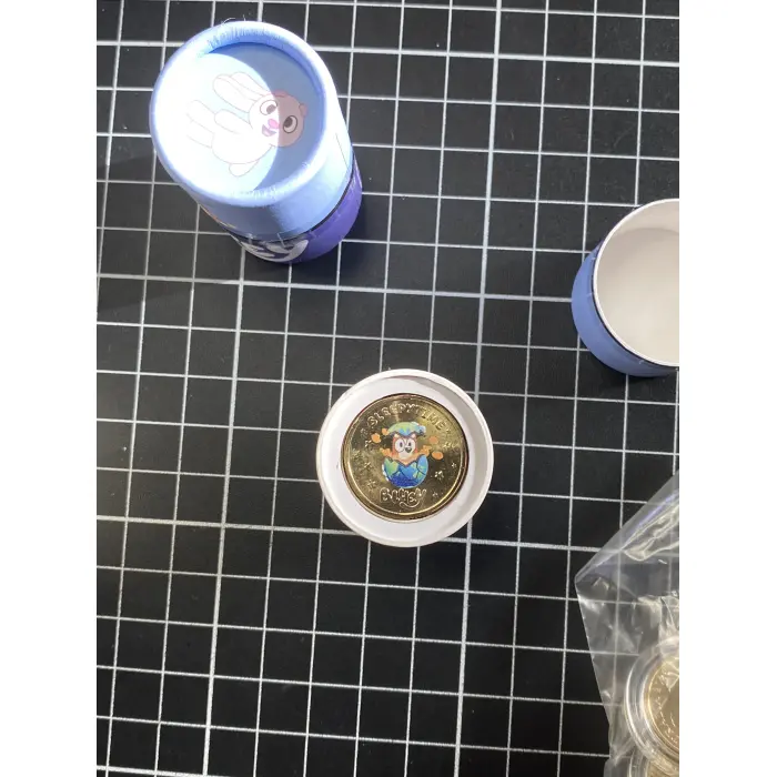2026 $2 BLUEY FOLDER - COLOURED SLEEPYTIME + BOTH COLOURED TILL COINS INCLUDED