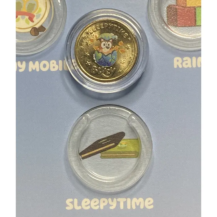 2026 $2 BLUEY FOLDER - COLOURED SLEEPYTIME + BOTH COLOURED TILL COINS INCLUDED