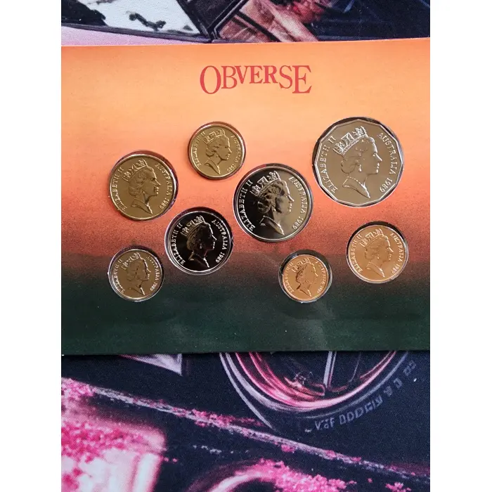 1989 Royal Australian Mint Proof set in flip folder