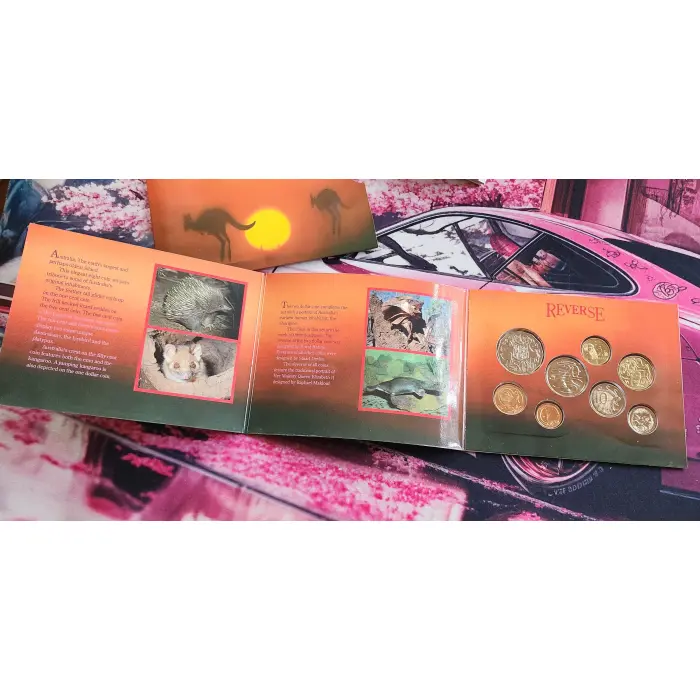 1989 Royal Australian Mint Proof set in flip folder