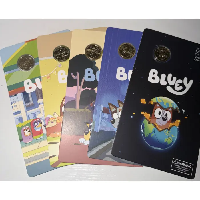 2026 Bluey 5 carded privy set 