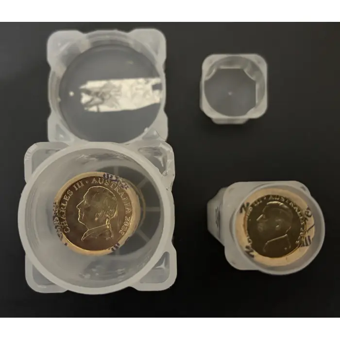 2023 $1 + 2024 $2 King Charles Coin Ram Premium Rolls 