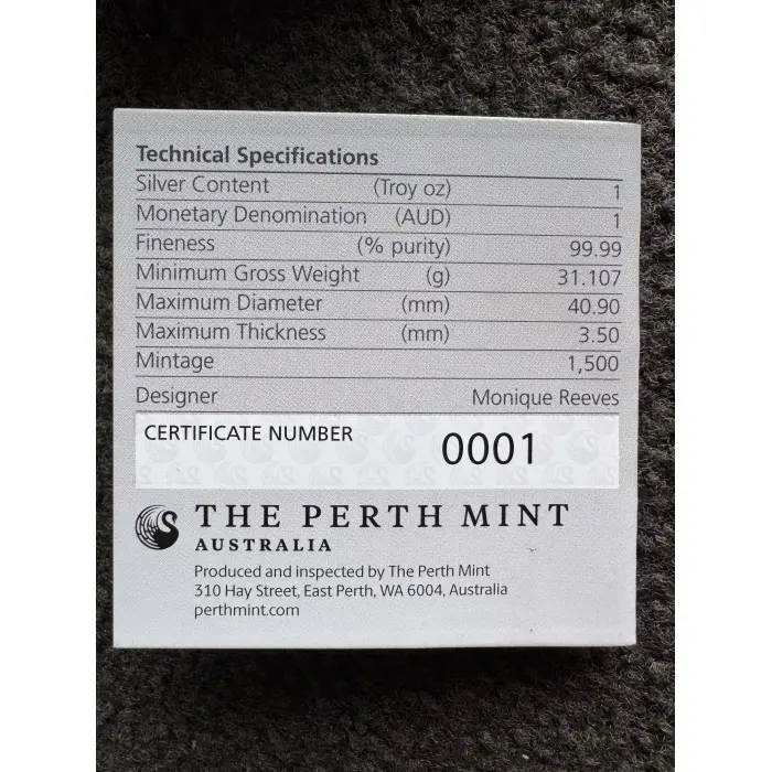 2021 1OZ SILVER COLOURED COIN - AUSTRALIAN KOALA - ANDA BRISBANE MONEY EXPO