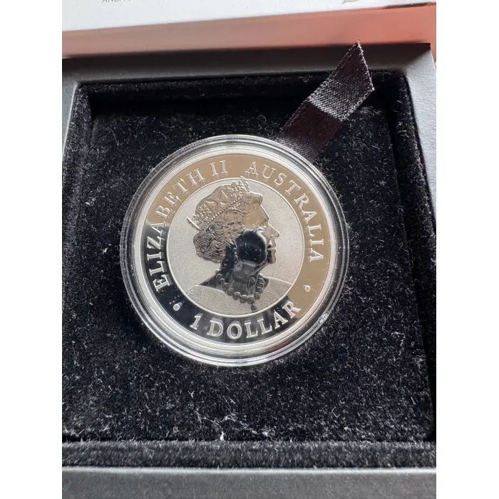 2021 1OZ SILVER COLOURED COIN - AUSTRALIAN KOALA - ANDA BRISBANE MONEY EXPO